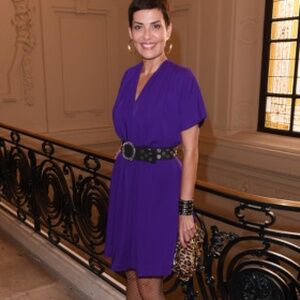 NWT Jean Paul Gaultier Femme Purple Wool Dress (seen on Paris Fashion week)